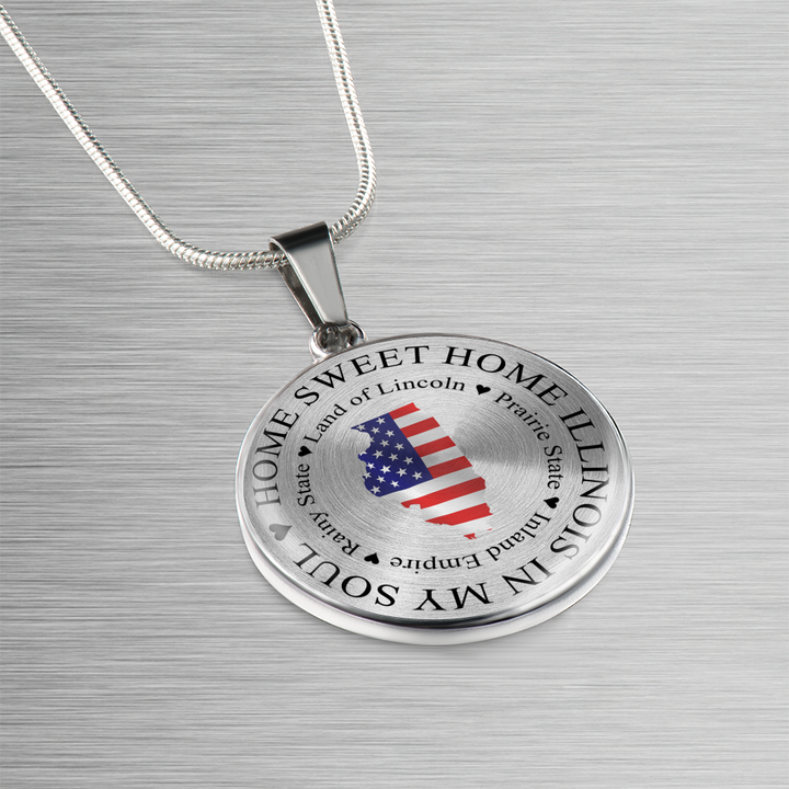 Illinois Gift, Home Sweet Home Illinois In My Soul USA Gifts