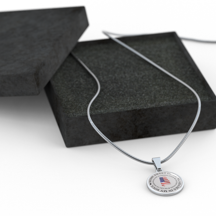 Home Sweet Home Alabama, Alabama in My Soul Gift Necklace or Bracelet