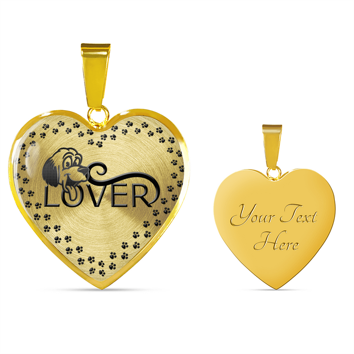 Dog Lover Heart Pendant and Bracelet For The Dog Lover in Your Family