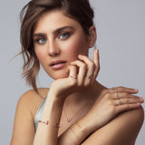 Balance Ring - Pink sapphire & diamonds