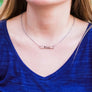 bar necklace for mom Mom penguin with baby penguins