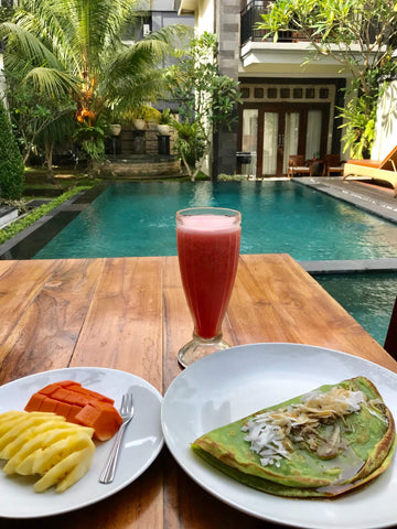 Mayella Travel Blog Recharge Mind Body Soul Bali Style Breakfast