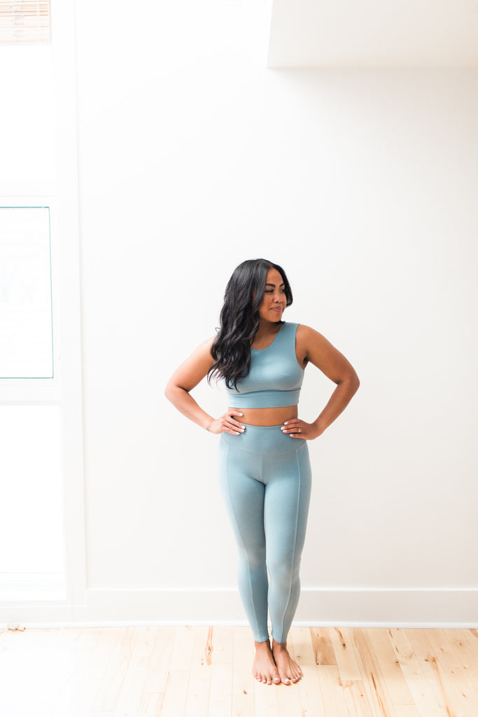 Playa Leggings - Poolside Blue