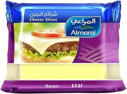 Almarai Burger Cheese Slices 10 PC 200g - المراعي – جبنة شرائح مطبوخة للبرجر