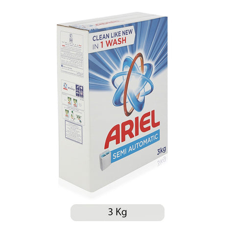 Ariel Semi Automatic Washing Powder Laundry Detergent Color 3kg- مسحوق غسيل اريال