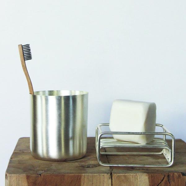 Toothbrush Holder- Silver