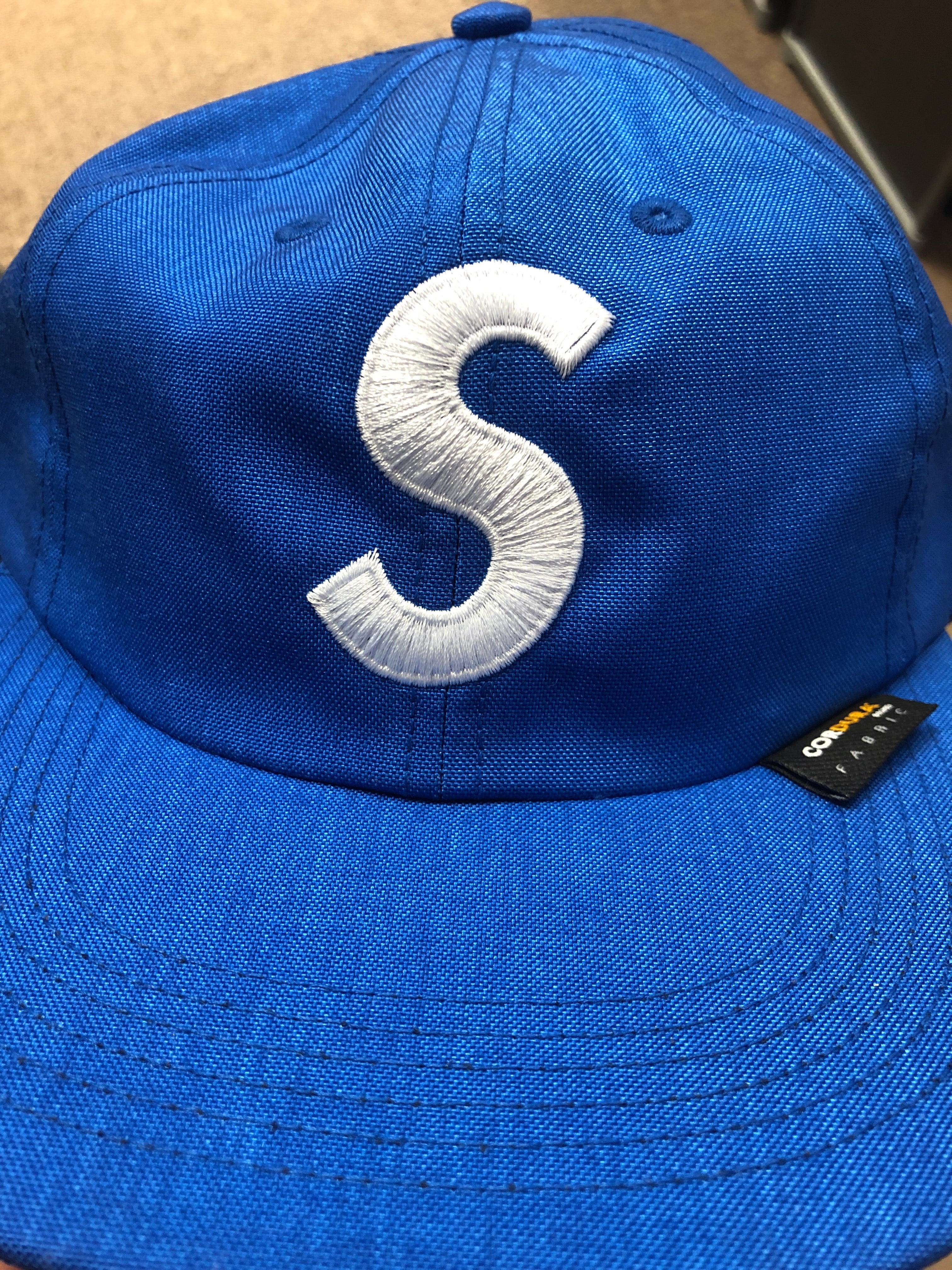 Supreme Cordura S Logo 6-Panel Light Blue