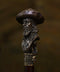 Barbossa Captain with monkey Bronze collectible walking stick - GC-Artis Walking Sticks Canes