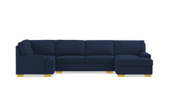 Bradbury 3pc Sectional Sofa :: Leg Finish: Natural / Configuration: RAF - Chaise on the Right