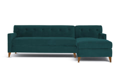 Harrison 2pc Sectional Sofa :: Leg Finish: Pecan / Configuration: RAF - Chaise on the Right
