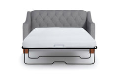 Jackson Heights Twin Size Sleeper Sofa :: Leg Finish: Pecan / Sleeper Option: Deluxe Innerspring Mattress