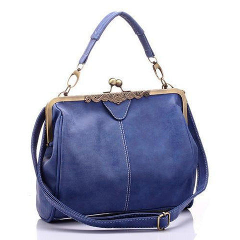 Olivia Messenger Bag-messenger bag-AmyandRose-Blue-Amy&Rose