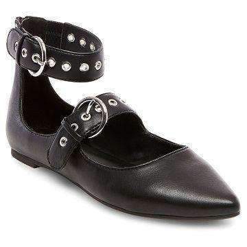 Briley Triple Strap Ballet Triple Buckle Ballet Flats 8 / Black Mossismo kick-it-shoe-outlet.myshopify.com Kick-it Shoe Outlet Shoes Cheap