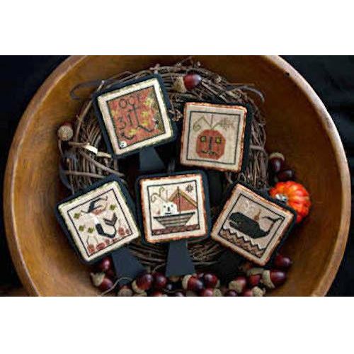 Stranded Jacks Halloween Ornaments Cross Stitch Pattern
