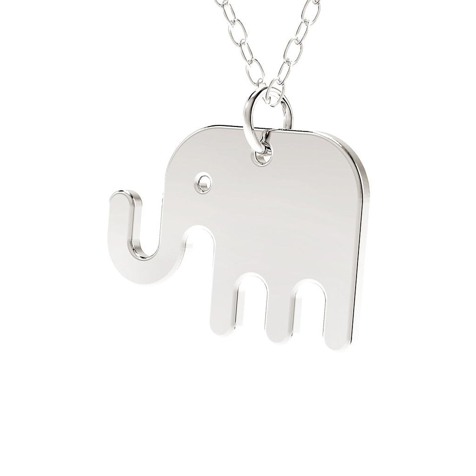 minimals elephant necklace (45cm)