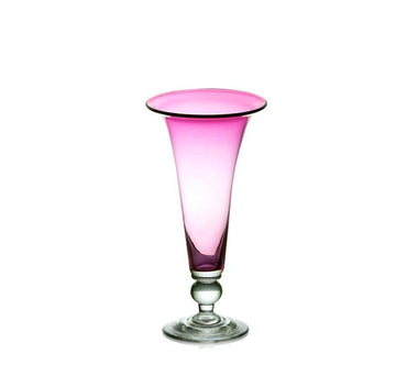 Buy Medium Footed Ruby Red Glass Vase