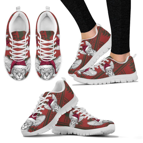 Oriental Shorthair Cat Christmas Print Running Shoes For Women-Free Shipping-Paww-Printz-Merchandise