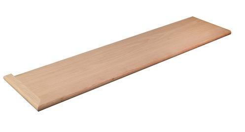 36" Tread Covers Left Hand Return Hickory Honey