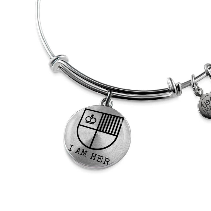 I AM HER Shield Bangle Bracelet - I AM HER Apparel, LLC