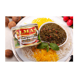 Canned Ghorme Sabzi Stew || خورش قورمه سبزی کنسروی - Iroonibazaar