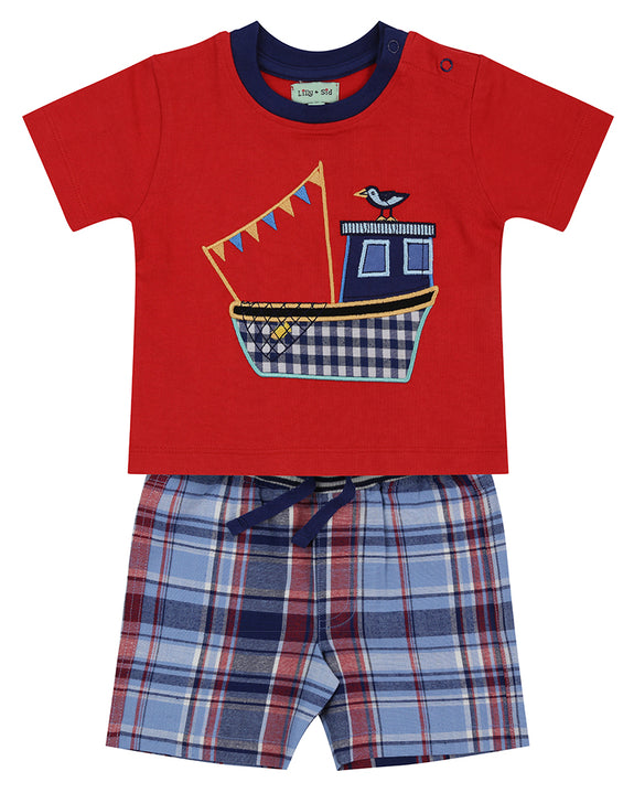 Applique Short Set- Ship Check