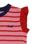 Dress Circle Insert Dress-Pink/Navy