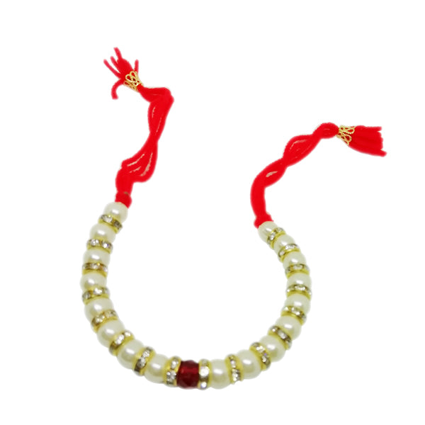 Fancy Lumba Rakhi - American Diamond Rakhi For Girls