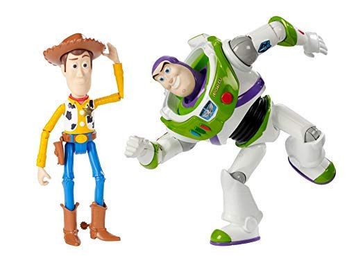 Disney Toy Story Woody & Buzz Figures, 7" - 2 Pack