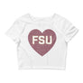Women’s Love FSU Crop - Eola Apparel