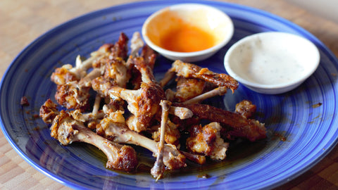 spicy chicken wings bones