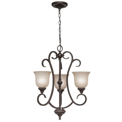 Hampton Bay Lavers Hill 3-Light Chandelier Scavo