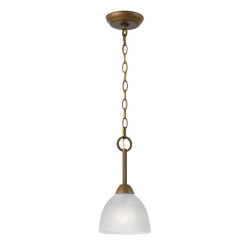 Triarch International Value 1-Light Mini-Pendant Aged Gold