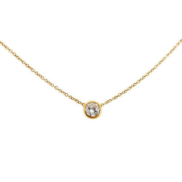 Small Solitaire Necklace