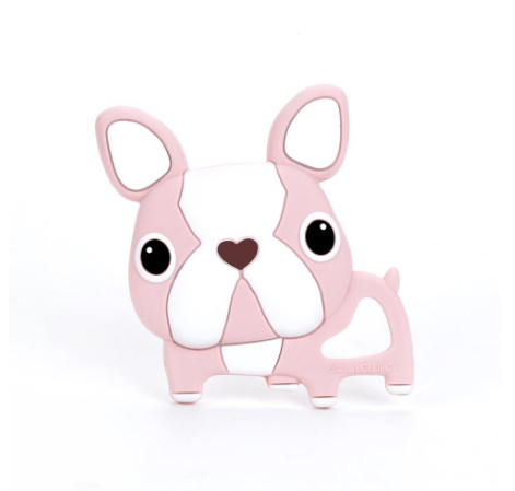 Boston Terrier Silicone Teether