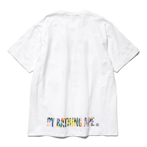A Bathing Ape Multi Camo Ape Face Tee White, T-Shirts