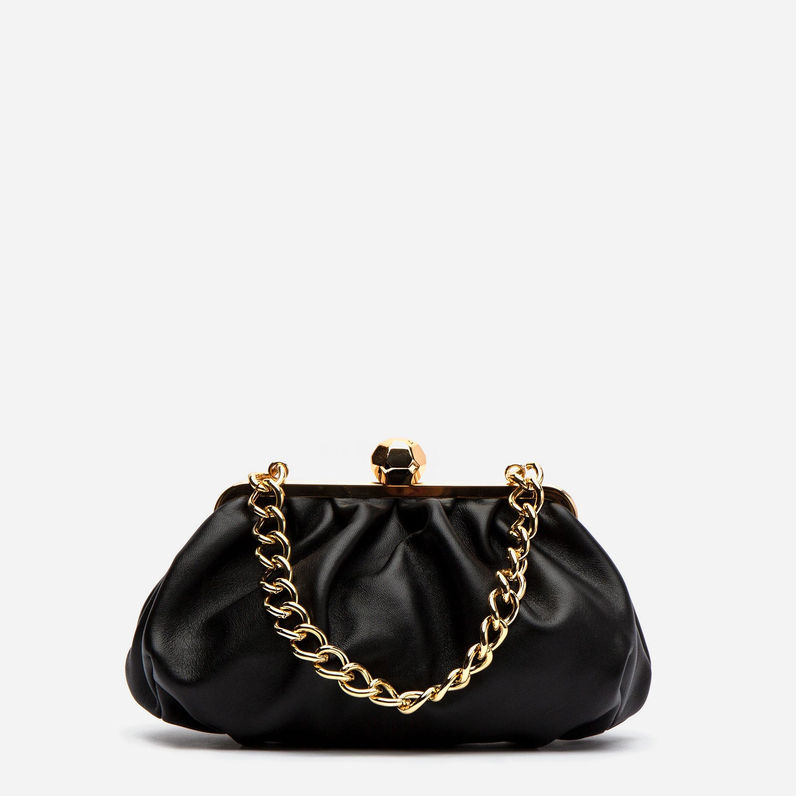 Zelda Frame Bag Nappa Leather Black