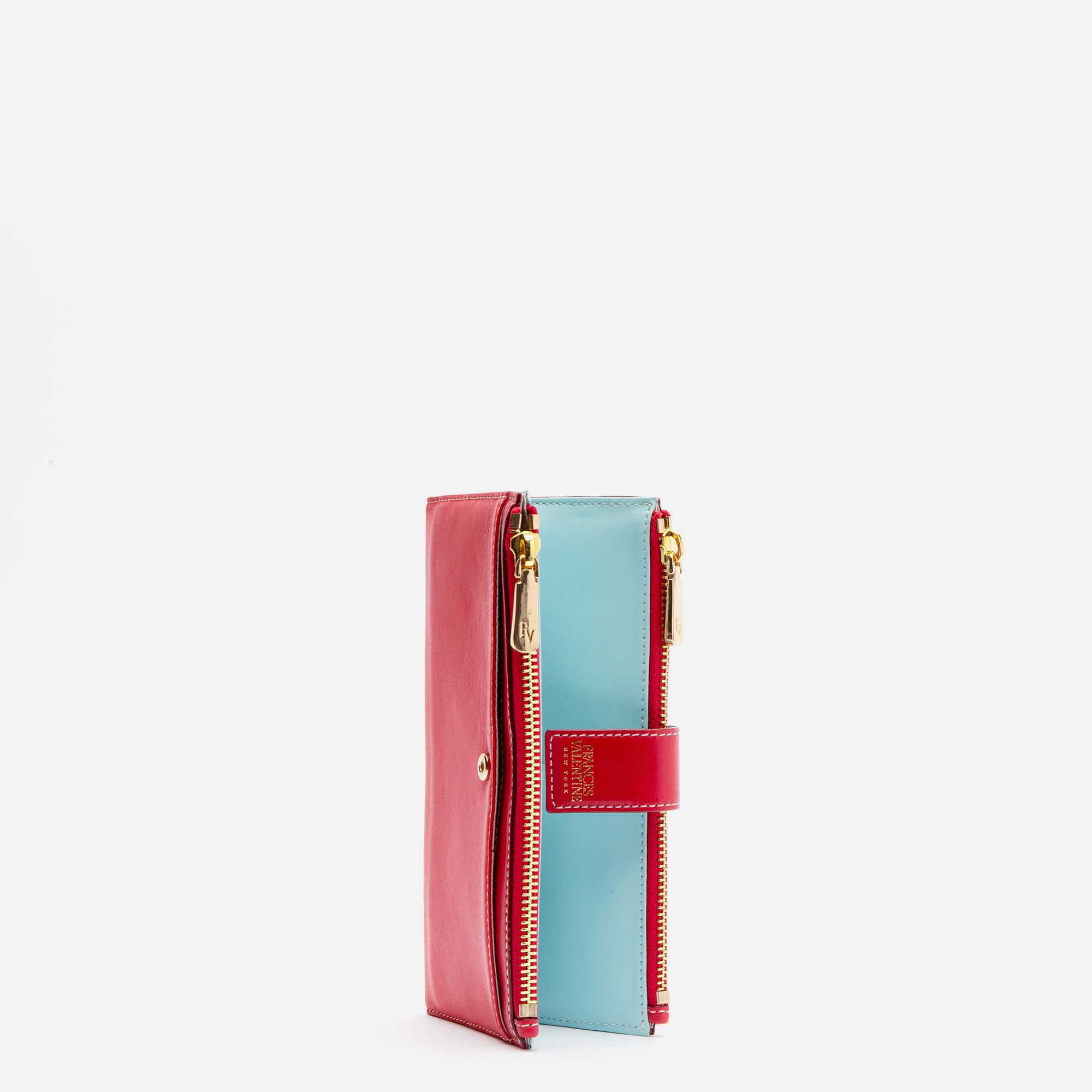 Sacagawea Snap Wallet Red Light Blue