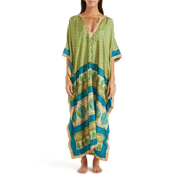 The Shannon Silk Kaftan 10