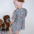 Polly Dress - blue floral