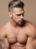 SMALL BLACK CROSS NECKLACE FOR MEN