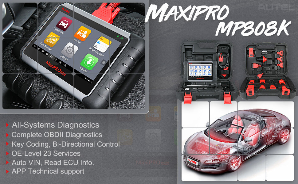 autel mp808k scanner features
