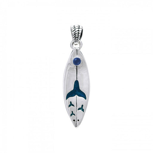 Pendant: Whale Tail Design Surfboard