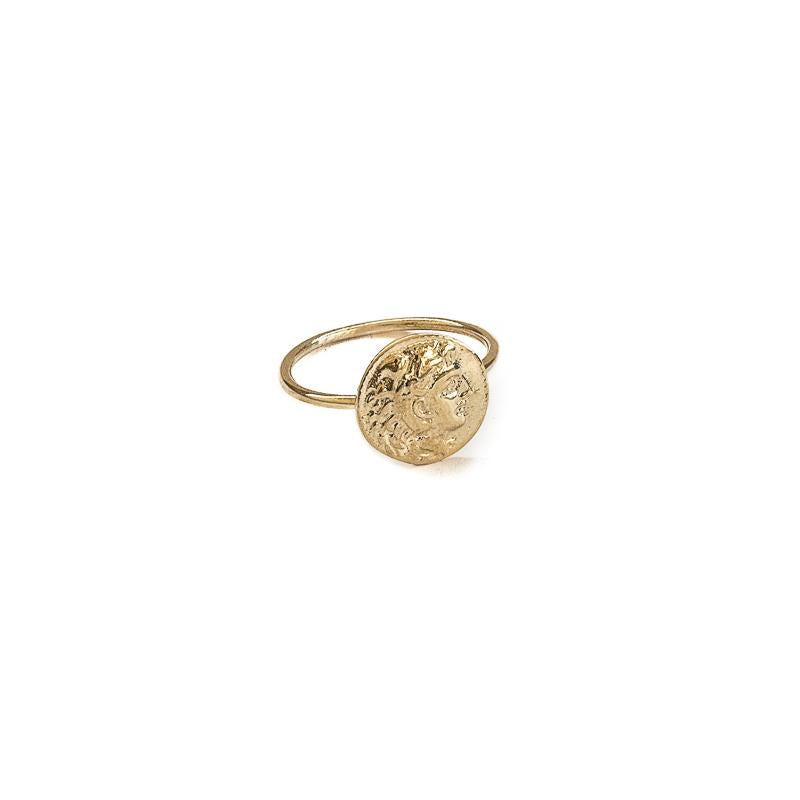 Phillip Coin Ring-Gold