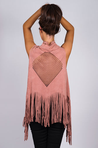 Indi Waistcoat - Rose Pink