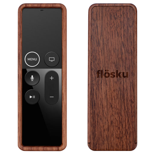 Flosku Remote Case for Apple TV, Walnut