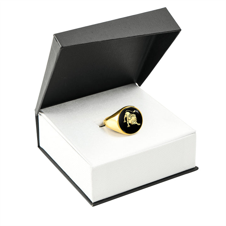 Astrological Signet Ring for Men - Leo
