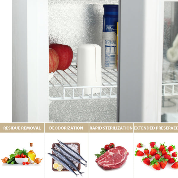 USB Portable Mini Air Purifier for Refrigerator, Closet & Outdoor, Reduce Odor, Mold Smoke & Dust