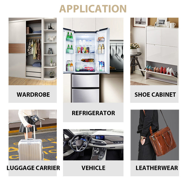 USB Portable Mini Air Purifier for Refrigerator, Closet & Outdoor, Reduce Odor, Mold Smoke & Dust