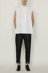 Paper Cotton One-Size-Fits-All Sleeveless Big Shirt Vest