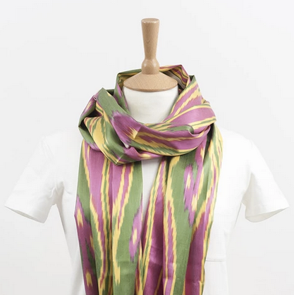silk scarf print